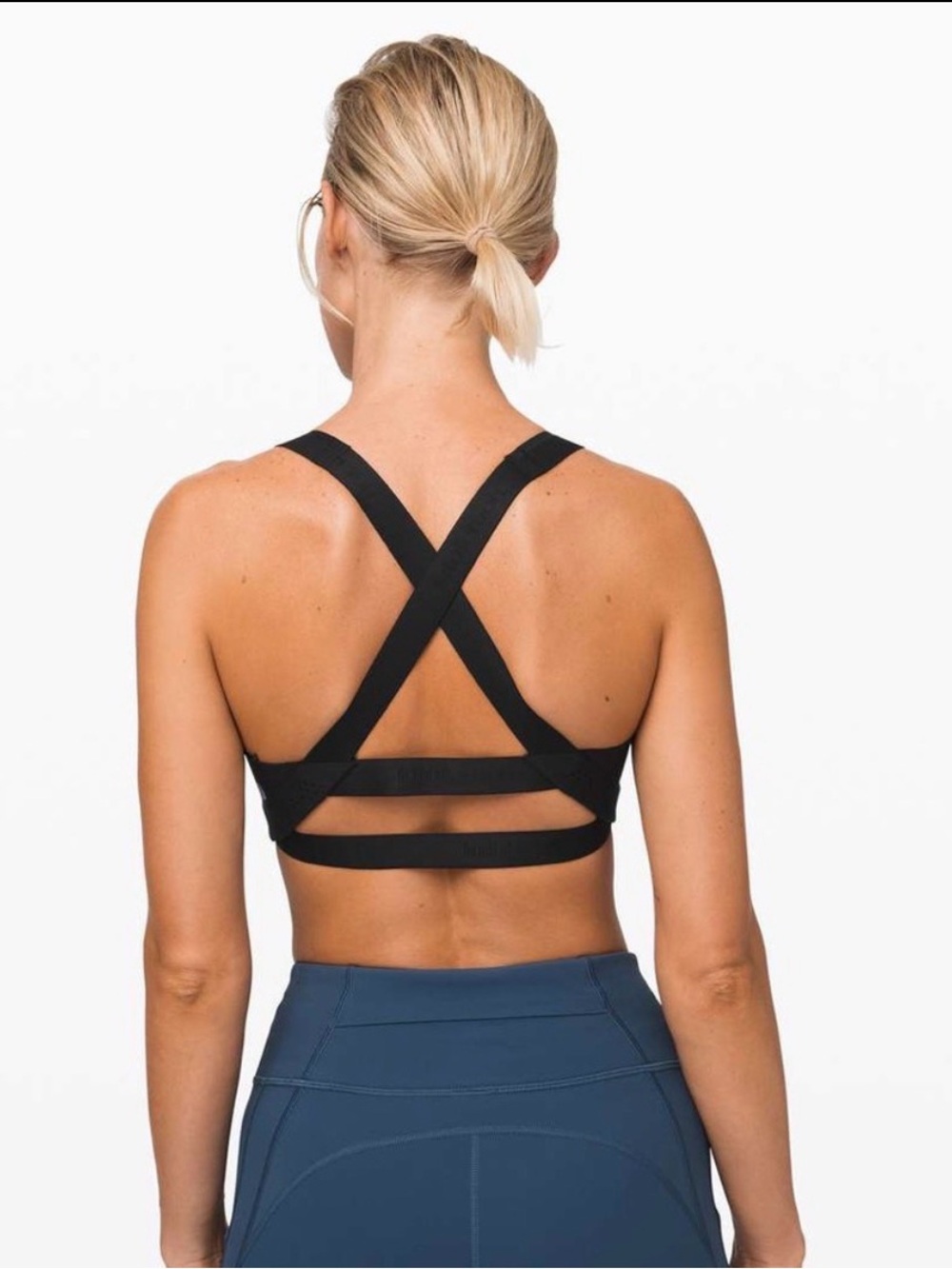 Lululemon Adapt the Strap Bra; black size 6